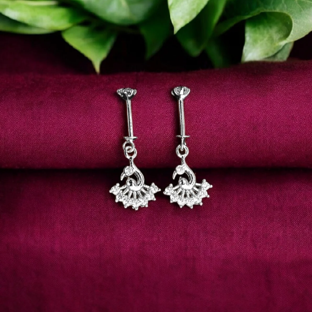 Silver Bugadi Earrings pair