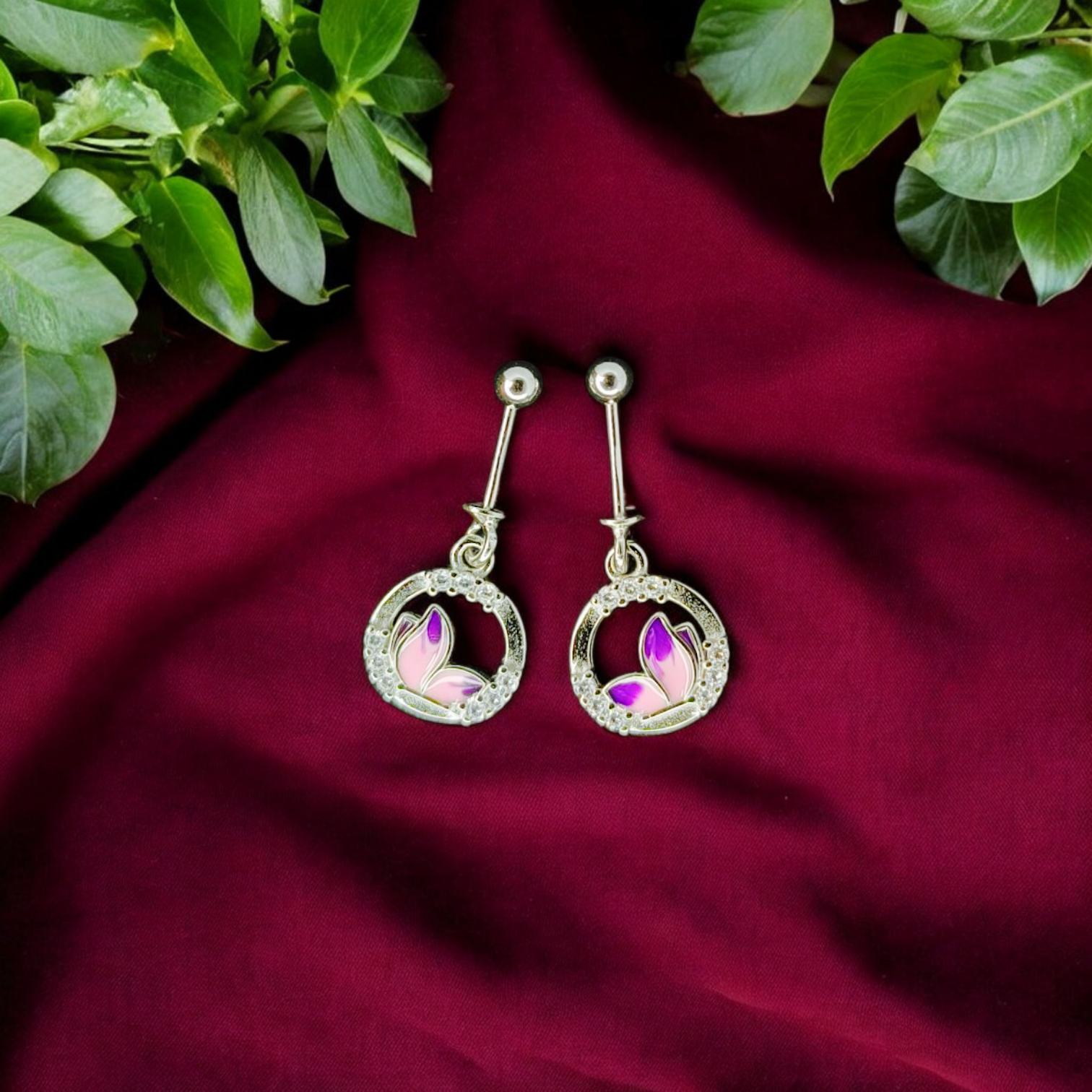 Silver Ball Bugadi Earrings