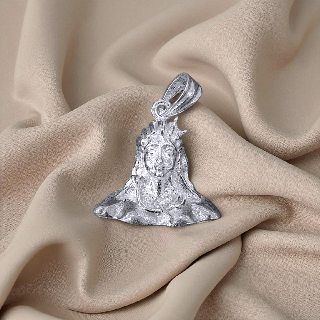 Adi Yogi Mahadev Silver Pendant